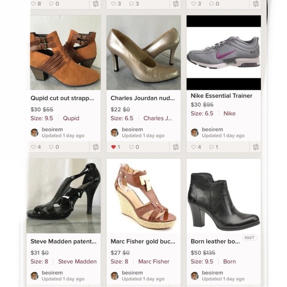 VINTAGE EsCaDa MaRgAreThA LeY shEaTh g0ld sh0ulDer rInGs - Picture 8 of 14